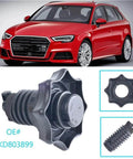 Premium Black Plastic Car Wheel Studs And Tire Mounting Screw Bolt Retainer Kit For Audi A3, Q7, RS3 Models With Durable Load Bearing Capacity No Snapping, OE 1KD803899