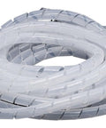 Coiled Spiral Cable Wrap Sleeve 3 Meter Protective Sleeving Tube For 3 4 5 6 8 10mm Cables Flame Retardant Cord Organizer