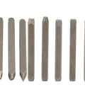 Metal Stamping Kit For Jewelry And Everyday Crafts, 6mm engraving tools displaying slick patterns for personalizing items.