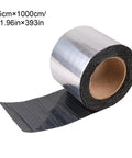 Self Adhesive Asphalt Sealer Tape For Waterproof Crack Repair, 5cm x 1000cm size, aluminum backed for durable sealing.