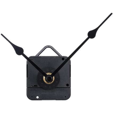 Front view of Long Shaft Quartz Clock Movement With Hook And Jump Second, Fits 16 To 21 Mm Dial Thickness, 31 Mm Total Shaft Length, 24.6 Mm Thread