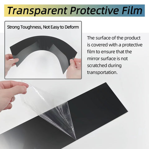 8pcs glossy black exterior door pillar molding stickers for Honda HR-V; protective film peeled from black panel