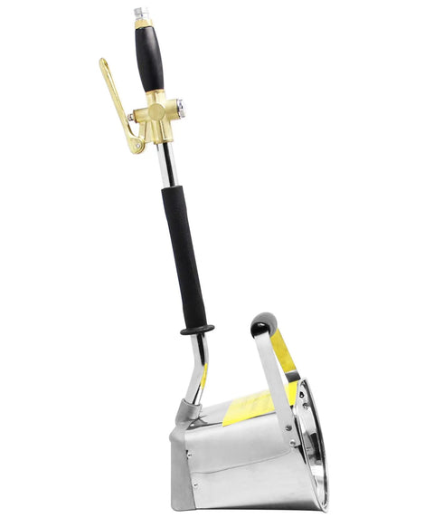 Heavy Duty Mortar Sprayer And Stucco Gun With Large Hopper For Fast Cement Work, showcasing durable metal design and ergonomic handle.