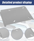 Aluminum Versatile Jon Boat Bench Seat Mount Plate For Easy Side-To-Side Swivel And Quick Access, Durable Sure Mount Bracket Kit