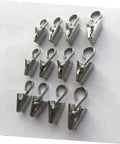 Stainless Steel Curtain Clips Hooks 30 Piece Set for Easy Hanging of Draperies Durable Heavy Duty Design for Home and Office Use