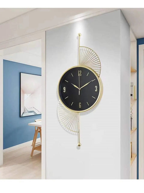 14 Styles Silent Non Ticking Wall Clock Movements Kit With Aluminum Clock Hands Replacement Parts in elegant gold design