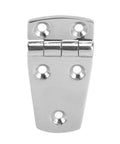 316 Stainless Steel Door Hinge With Five Holes 76 By 38mm Mirror Polished Finish For Indoor And Outdoor Use Universal Cabinet And Window Accessory