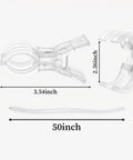 Premium 110 Pcs Balloon Arch Clips Kit With Super Strong Spring Clamps For Weddings Parties Festivals And Banquet Scene Decorations That Look Lit And Durable, clear plastic clip 3.54 inch