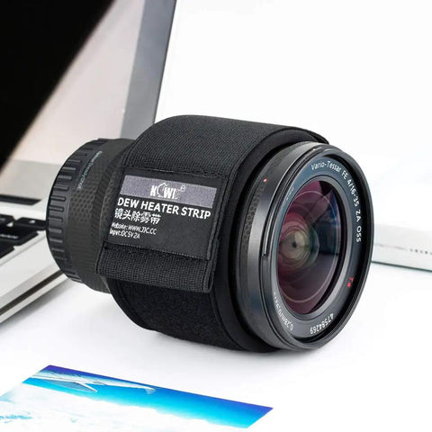Lens Heater And Warmer Strip With Temperature Regulator For Telescopes And DSLR Lenses, Condensation Prevention For 80 To 110mm Gear, Ideal For Cameras Viewfinders And Night Sky Photography on a camera lens