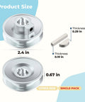 Two And A Half Inch Table Saw Pulley With Keys For Five Eighth Inch Keyed Shaft Fits Ten Inch Contractor Saw Durable Beefy Belt Drive Upgrade For Smooth Precision And Long Life Ready To Install, 2.4 in size, single-pack