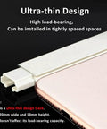 Heavy Duty Ceiling Curtain Track System For Room Dividers And Blockout Curtains 3 To 6 Foot Aluminum Sliding Rail With Anti Rust Finish For RVs Hospitals Garages Basements And Door Curtains ultra-thin design with high load-bearing capacity