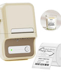 Smooth Sailing With This Sleek Portable Bluetooth Thermal Label Printer Sporting Inkless Tech And No Sweat Setup For Home Office Business Shipping Storage Includes Wireless App Auto Detect Sensor And Long Battery Plus 50X30Mm Labels