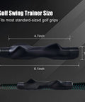 Golf Grip Trainer For Right Hand That Locks In The Perfect Grip, Builds Muscle Memory, Improves Swing Stability Black 1 Pack.