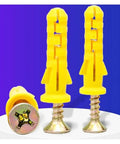 Self-Tapping Screws Kit With Stainless Steel Expansion Anchors And Cross Tip Screws, Durable Wall Anchors for firm mounts