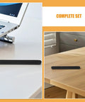 Plastic Drawer Slides Set Of 12 With Bottom Mount Rails on table and desk