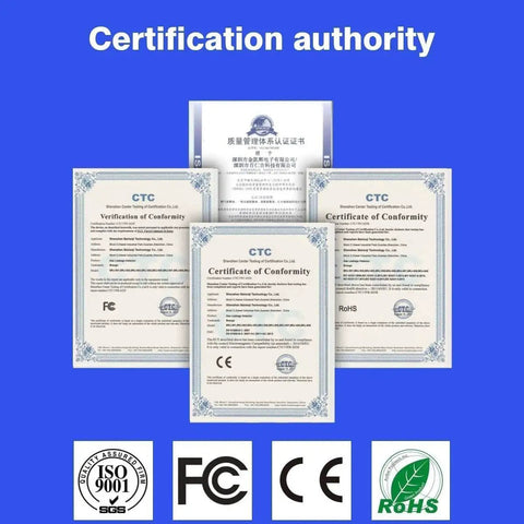 Certification documents for Easy Install Multi Gas Detector For Home With Propane And Natural Gas Leak Alarm High Sensitivity Sensor