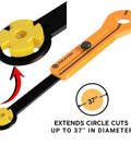 Circle Jig For Trim Routers Precise Circular Cutouts From 1.6 In To 37 In Adjustable Radius close-up view