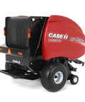 One Sixteenth Scale Case IH RB565 Round Baler Diecast Farm Toy with realistic graphics and durable build, rear view.