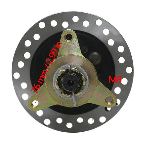 Road Ready 30 Inch Rear Axle Kit With 48V 1000W Brushless Motor And 60 Amp Controller Plus Diff Gearbox And Foot Brake for axle detail.