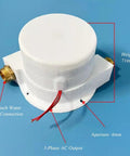 Dual Nozzle Micro Hydroelectric Water Turbine For Off Grid Power Portable 100W Hydropower Generator with three phase AC output.