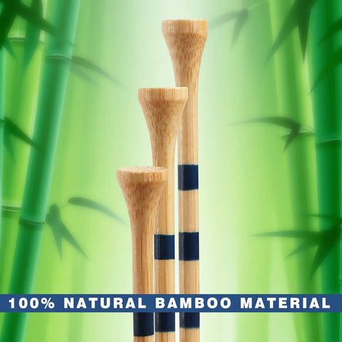 All Natural Bamboo Golf Tees Set 170 Pack With 120 Long Tees And 50 Short Tees Biodegradable Three And A Quarter Inch Built
