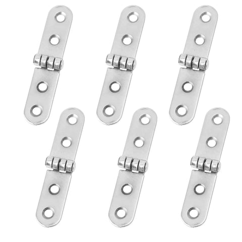 Six Piece Folding Door Hinges Set With Rust Resistant Finish Heavy Duty And Easy Install Great For Cabinets Doors And DIY Projects