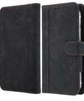 Premium Leather Shell Case For Danew Trace T-One 5 5 Inch With Black Finish providing superior impact resistance and scratch protection.