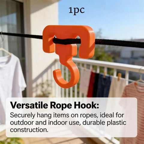 Pack Of Four Portable Multifunctional Camping Hooks drops sweet trailside vibes while hanging your gear clothes and towels on clotheslines.