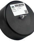 Black housing of Half Inch Compressor Air Intake Filter Silencer Housing Replacement Paper Element With 2 Micron Filtration