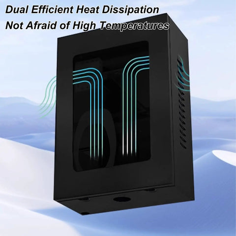 Locked Down Tight Heavy Duty EV Charger Shelter Build Like A Tank Weatherproof Floor Pedestal with dual heat dissipation design.