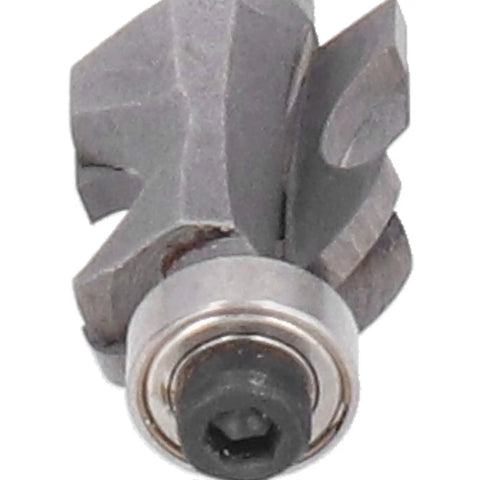 Cool Silver Stile Router Bits That Fit Perfectly For 14x14 Shank Milling Cutters, showing detailed cutting edge for precision wood trimming.