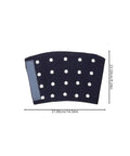 Lightweight Cut Resistant Wrist Guards With Breathable Mesh Sleeves For Mechanics And Yard Work, dark blue mesh, 37x23.5 cm.