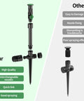 Comparison of Flexible Sprinkler System for Lawn and Garden Beds DIY Irrigation Kit with Adjustable Sprinkler Heads design features.