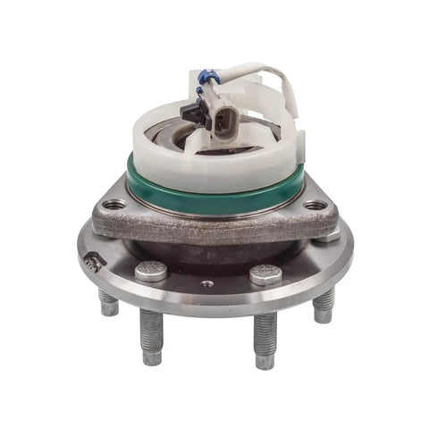 Front Hub Bearing Assembly For 2004 To 2009 Cadillac SRX 6 Lug ABS Bolt On Direct Fit Pre Greased 30 Spline Replacement