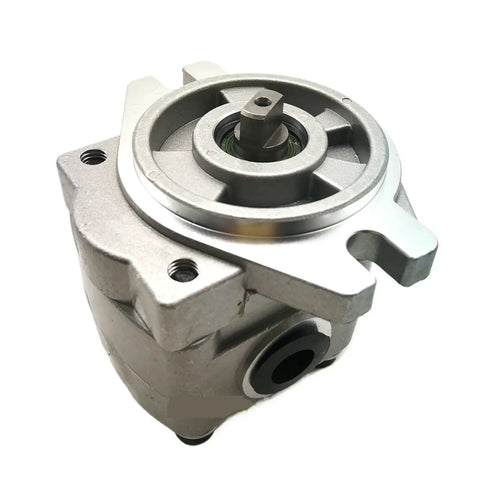 Heavy Duty Hydraulic Gear Pump For SBS 80 Excavator Replacement Part With High Flow Performance Gear Motor Durable Booster Pump For SBS 80 Rotation And CAT 312C Compatibility Easy Install Long Lasting Service, silver metal housing