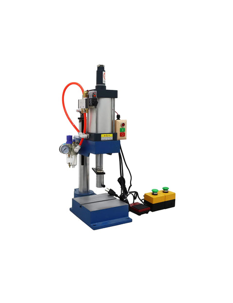 Heavy Duty Pneumatic Punch Press Machine For Sheet Metal Hole Punching, 110V Compressed Air Powered Shop Workhorse, Built Tough With Straightforward Zero Hassle Operation
