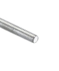 M6x90mm Eye Hooks Screws Kit 10 Pcs Carbon Steel Hanger Eyelets With Hex Nuts For Metal And Wood Hooks 14mm Eye Internal Diameter 89mm Thread Length White Zinc Plated Heavy Duty Gear Set threaded steel rod close-up