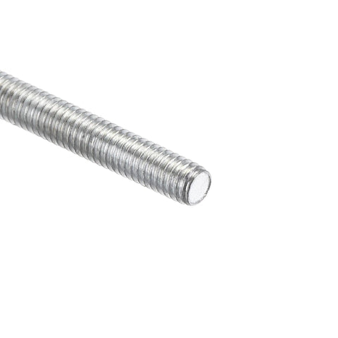 M6x90mm Eye Hooks Screws Kit 10 Pcs Carbon Steel Hanger Eyelets With Hex Nuts For Metal And Wood Hooks 14mm Eye Internal Diameter 89mm Thread Length White Zinc Plated Heavy Duty Gear Set threaded steel rod close-up