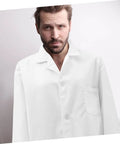 White Cotton Lab Coat With Long Sleeves For Doctors, Medical Pros, And Students, Classic Comfy Medical Coat Versatile For Lab