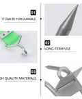 Tree Climbing Spikes Set For Boots With Sharp Steel For Secure Bark Grip Durable Climbing Gear detail view showing sharp steel point and durable construction.