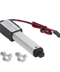 Top Shelf Heavy Duty L Shaped Electric Actuator With 50mm Stroke and Built In Limit Switch for retractable awnings and smart home projects.