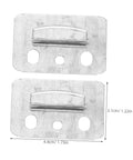 Heavy Duty Wall Panel Clamps 100 Piece Set Killer Grip Mounting Brackets For Pvc Sheets And Drywall Durable Metal Fasteners No Sweat Install Home Renovation Tools, metal brackets, 4.4cm by 3.1cm size.