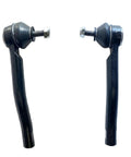 Nissan Front Tie Rod End Kit 4pc Front Inner Outer Ends For Sentra 2013-2019 NV200 2013-2021 Leaf 2018-2019, black steel ends