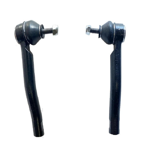 Nissan Front Tie Rod End Kit 4pc Front Inner Outer Ends For Sentra 2013-2019 NV200 2013-2021 Leaf 2018-2019, black steel ends