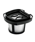 BISSELL Pet Hair Eraser replacement filter for handheld vacuum; black housing with white pleated filter