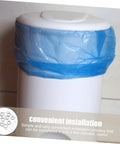 Ditch The Bad Springs! Grab This Awesome 20-Pack Trash Can Torsion Spring Kit With Corrosion Resistance. Quick Install, Heavy Duty Iron-Nickel Build Fits Standard Hinges Perfectly For Any Home Or Office Bin Needs. trash can lid with blue liner