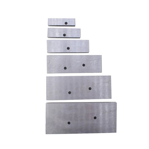 Six Piece Adjustable Parallel Set Covers Three Eighths To Two And A Quarter Inches For Layout And Inspection Jobs In Machining Setups With Durable Steel Construction