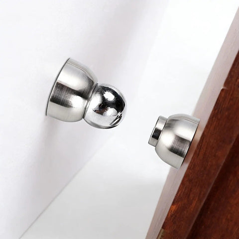 Stainless Steel Magnetic Door Stopper Set 2 Pack Heavy Duty Door Holder Keeps Doors From Slamming Like A Boss Rust Proof SUS304