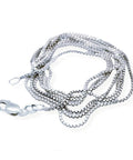 Delicate 0.7Mm 18 Inch Sterling Silver Box Chain Necklace With 925 Stamp Made In Italy Lobster Clasp Lightweight Must Have
