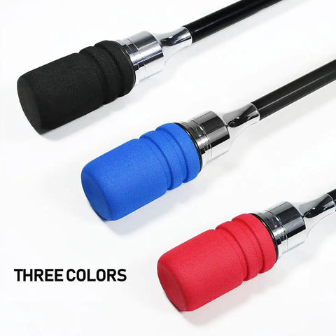 Right Handed Golf Swing Trainer Aid With Click Feedback For Rhythm Tempo And Grip Improvement, three color options shown